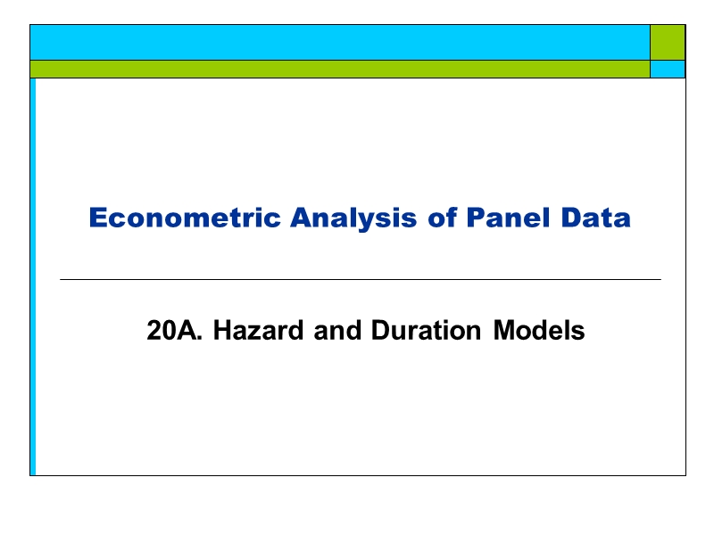 格林 面板数据讲义-20a-hazardmodels.ppt_第2页