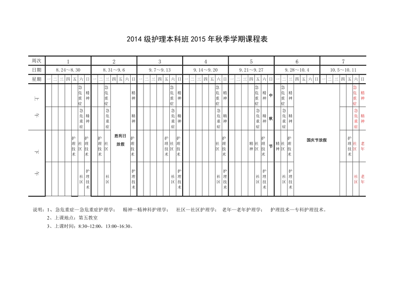 (2007级医学试验班)2008年春季学期教学进度表.doc_第2页