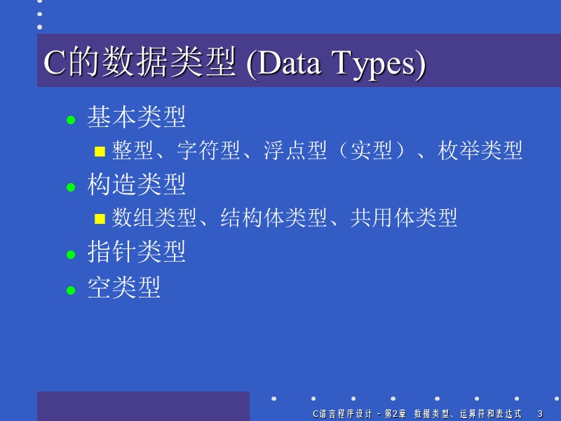 中国科技大学c语言讲义—— 数据类型、运算符和表达式.ppt_第3页