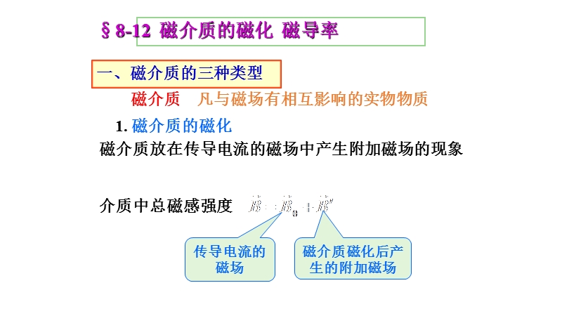 顺磁质和抗磁质磁化的微观机理分子电流s n n s 分子磁矩各电子绕核.ppt_第1页