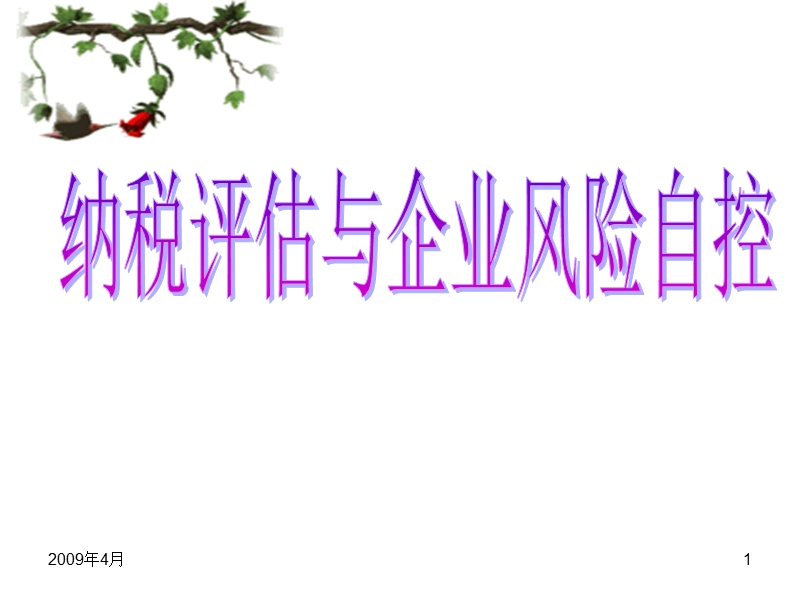 纳税评估与企业风险自控.ppt_第1页