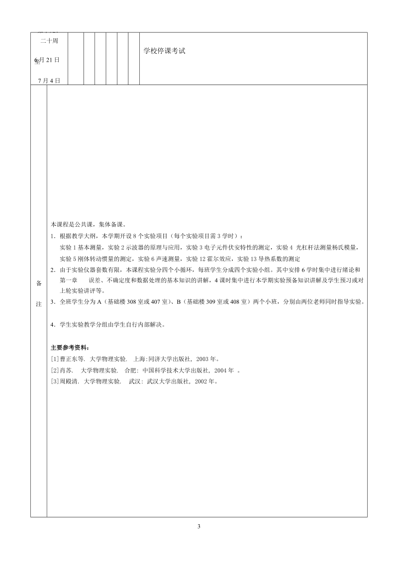 材料化学 佛山科学技术学院教学日历.doc_第3页