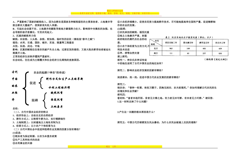 1.1古代中国的农业经济学案.doc_第3页