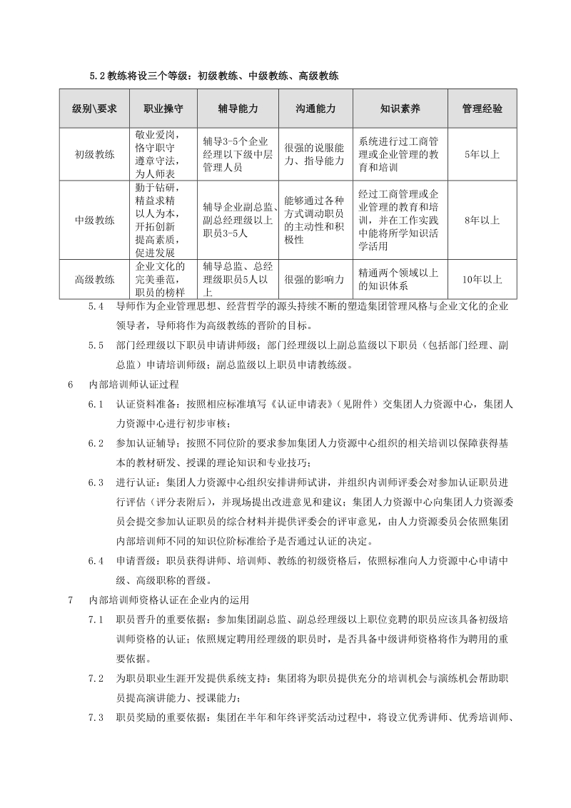 当代集团内部培训师培养与认证管理实施细则.doc_第3页