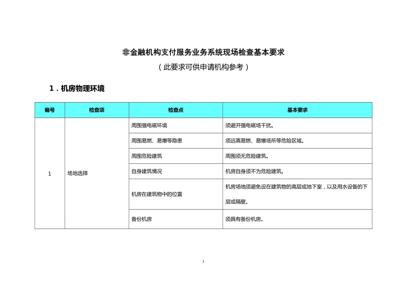 非金融机构支付服务业务系统现场检查基本要求.doc_第1页