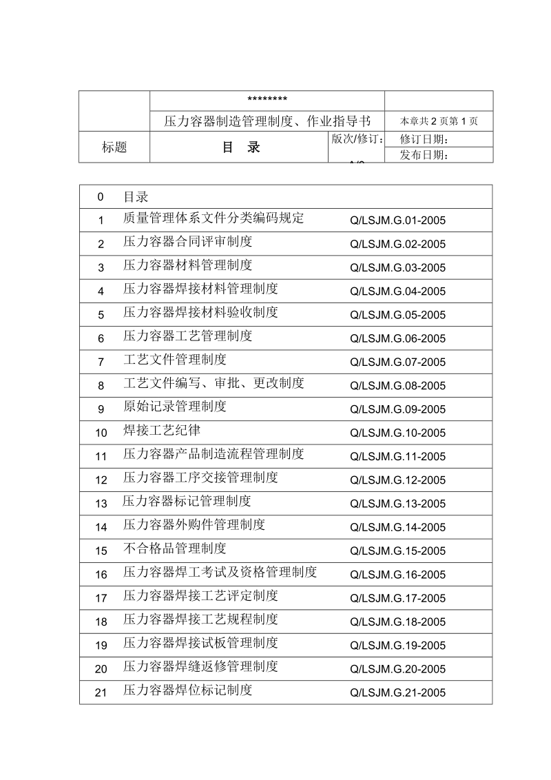 压力容器制造管理制度、作业指导书.doc_第2页