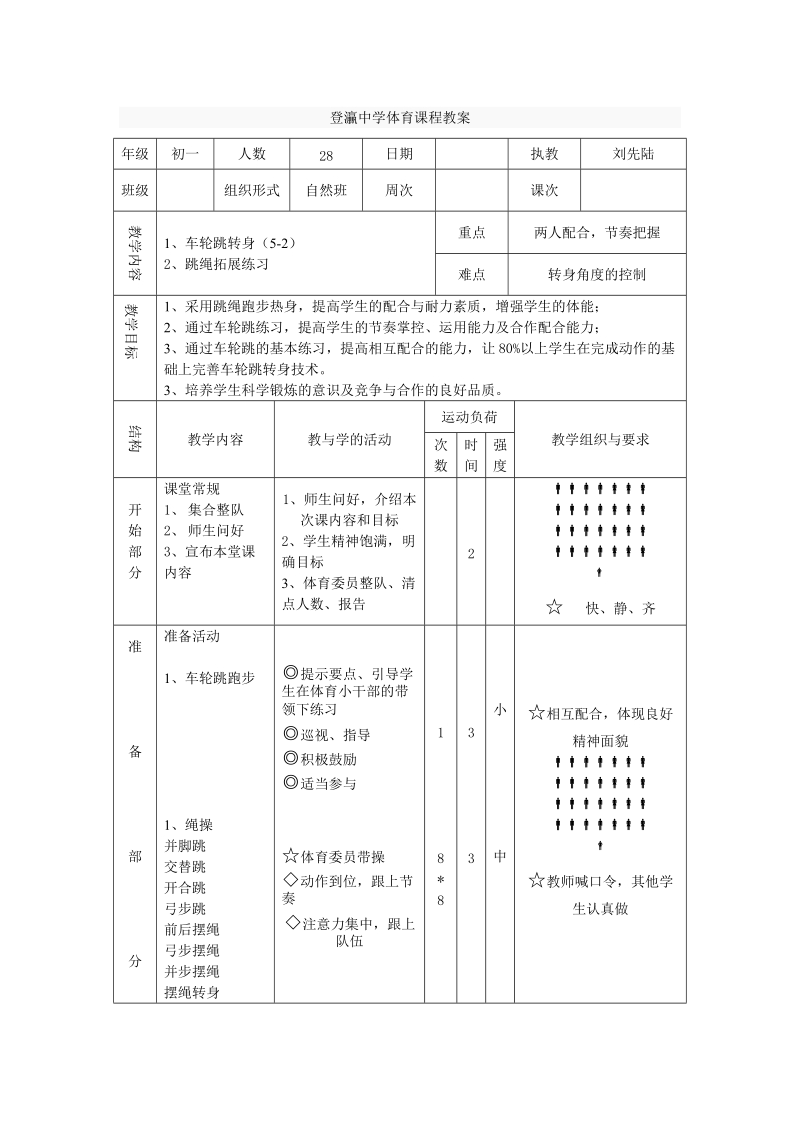 登灜中学体育课程教案.doc_第1页