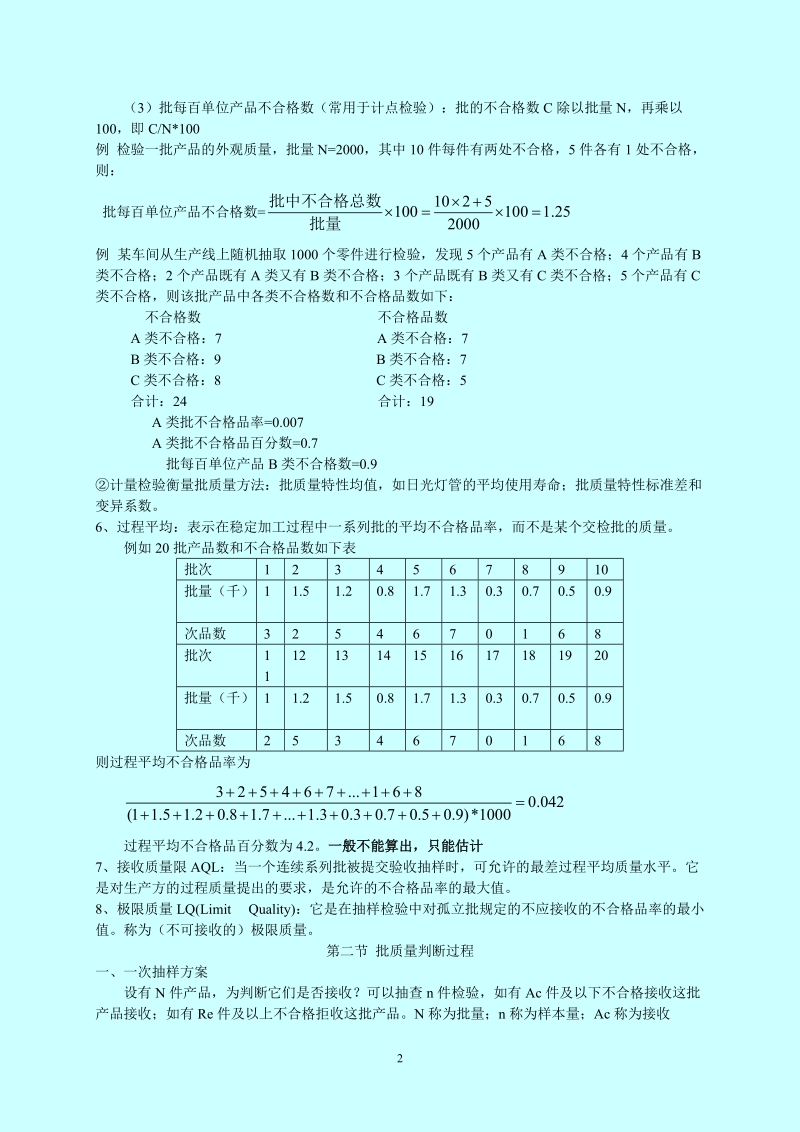 初级第六章抽样检验.doc_第2页