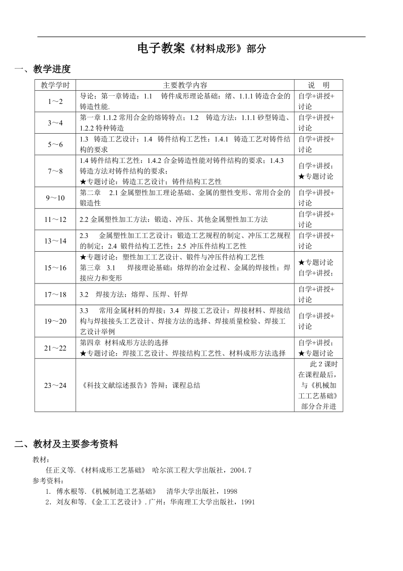 电子教案《材料成形》部分.doc_第1页