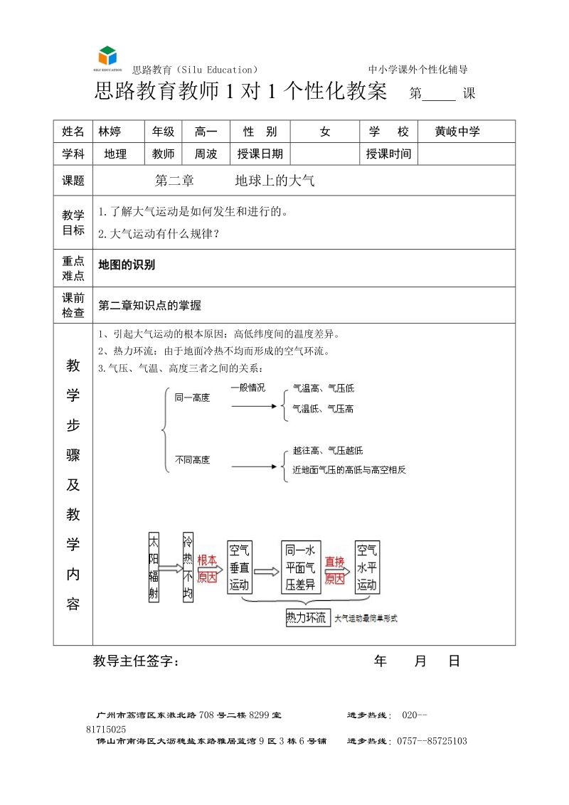 高一1期地理林婷1.doc_第1页