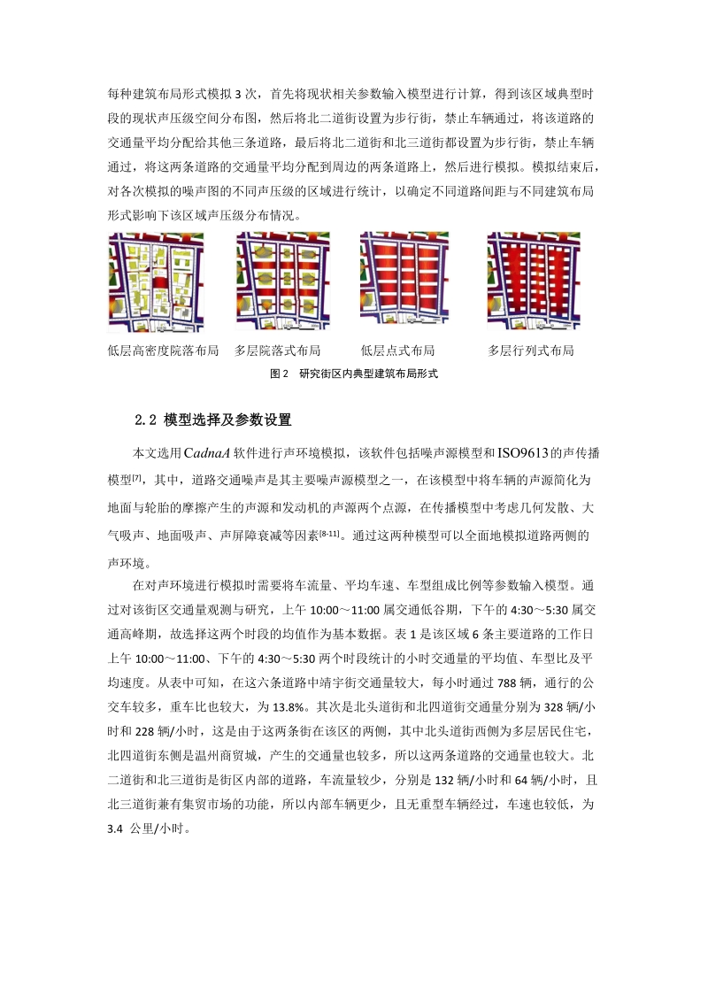 041道路结构及建筑布局对典型街区交通噪声影响研究.doc_第2页