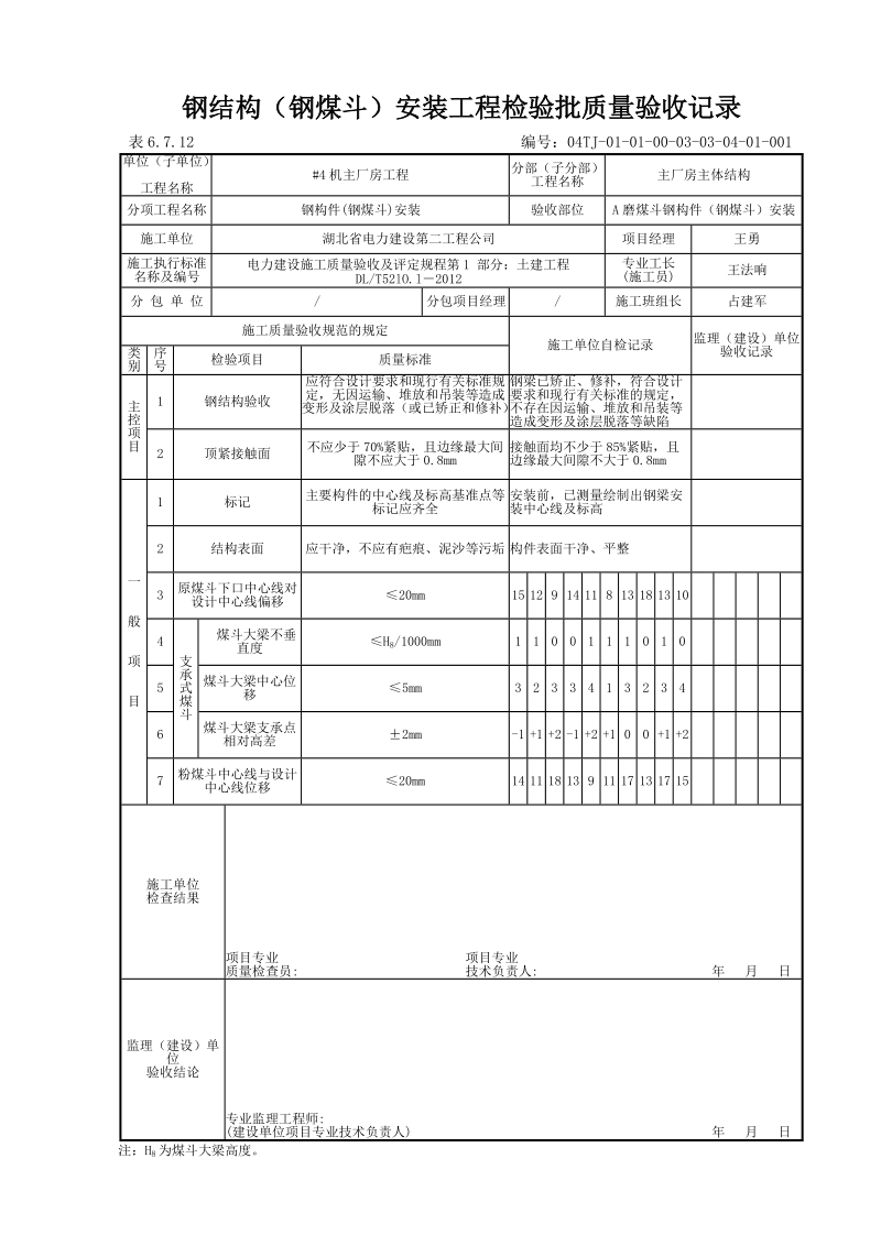 6.5.12钢结构(钢煤斗)安装工程.doc_第1页