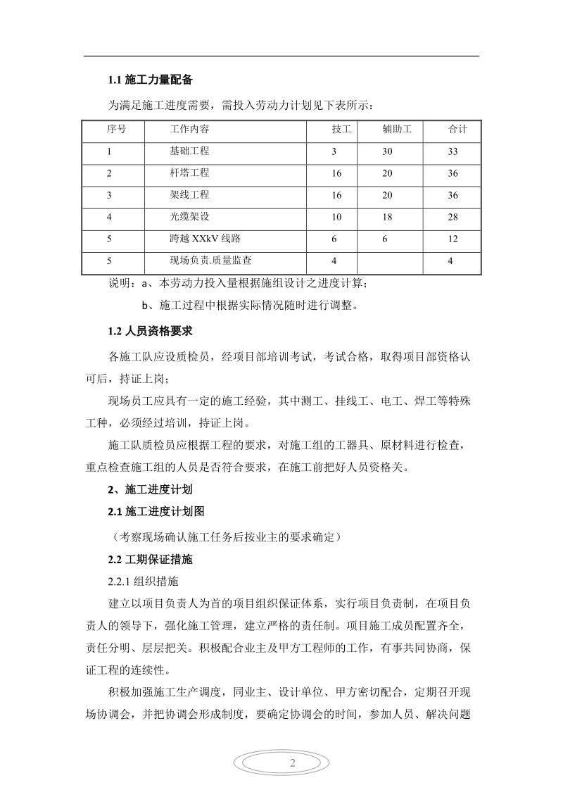 2x100mw电厂扩建项目150kv线路电气安装施工方案.docx_第2页