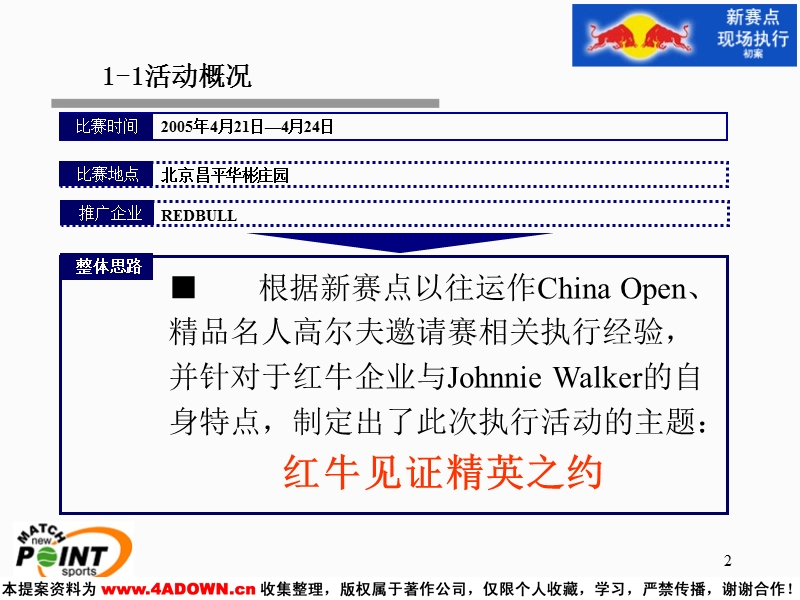 4a免费策划高尔夫球赛红牛现场执行初案.ppt_第2页