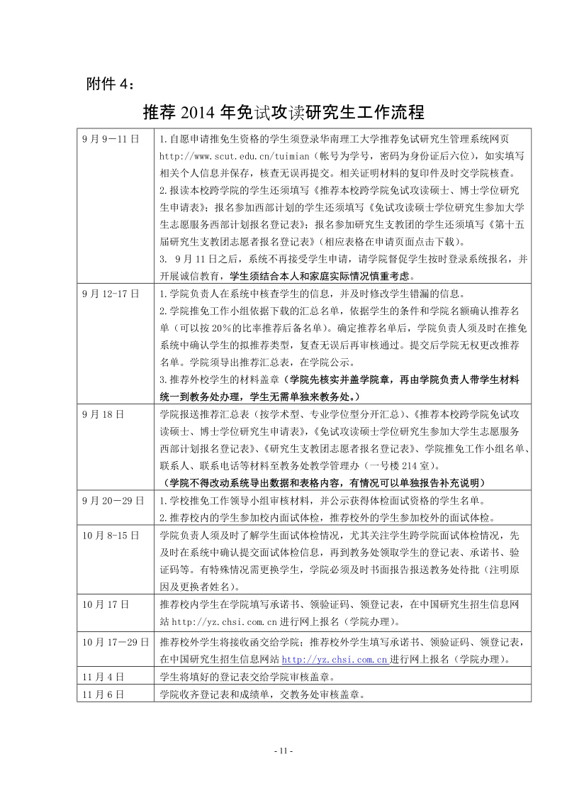 附件3： 推荐2013年免试攻读研究生工作流程.doc_第1页