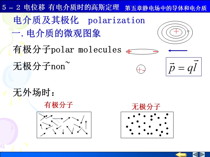 5-2 电位移 有介质时的高斯定理.ppt_第1页