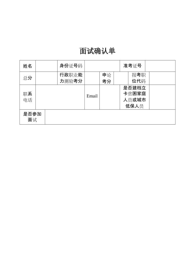 附件3：面试地点地图位置和面试提交材料清单及相关样本.doc_第3页