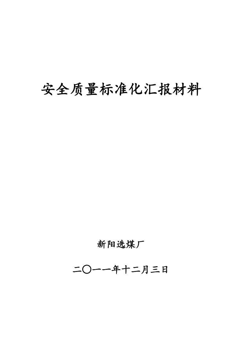 安全质量标准化汇报材料.doc_第1页