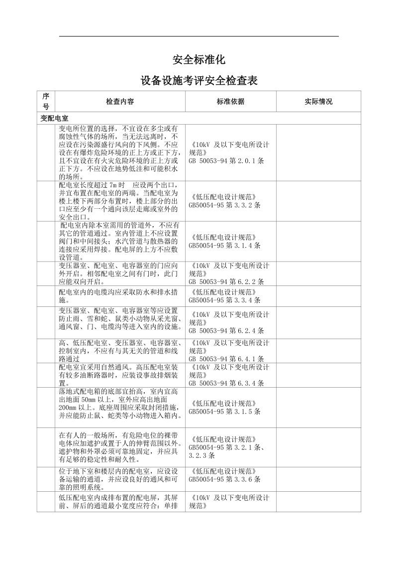 安全标准化新检查表.doc_第1页