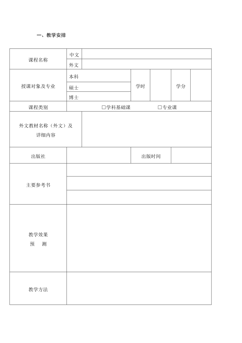 附件二：专业外籍教师项目申请表20161123doc.doc_第2页