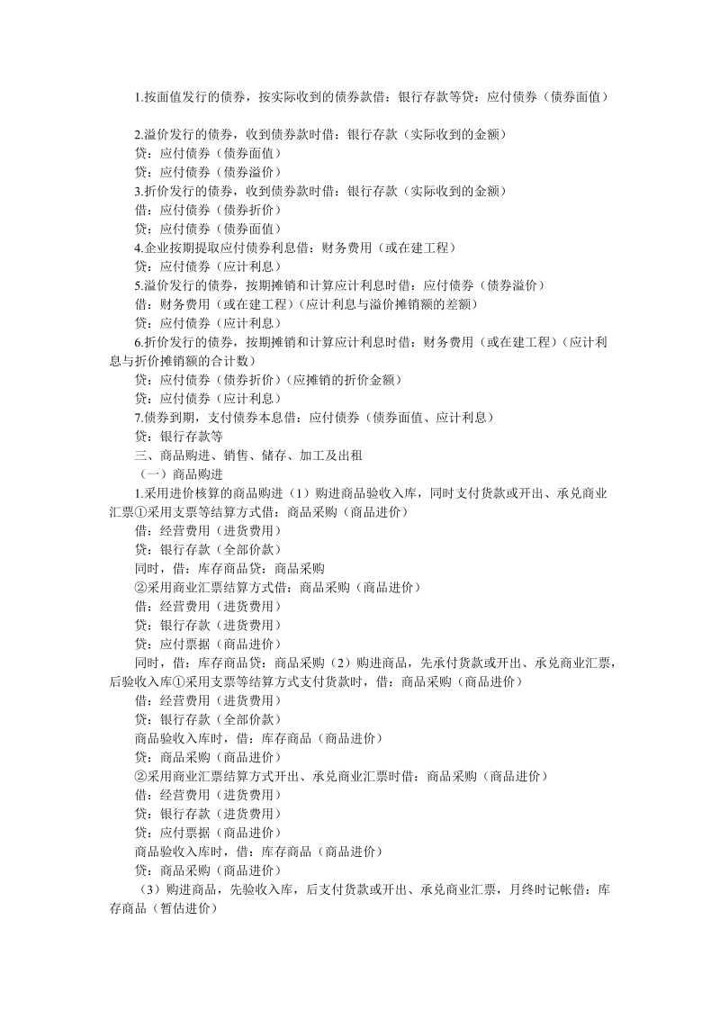 初级会计实务不能不会的194个分录附09年会计分录汇总.doc_第2页