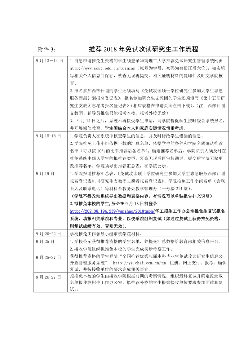 附件3：推荐2018年免试攻读研究生工作流程.doc_第1页