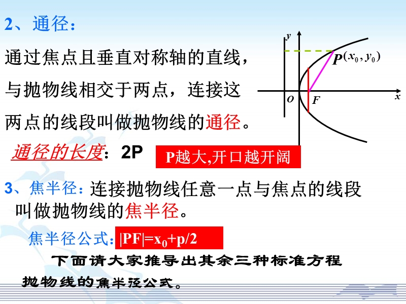 高二数学抛物线的几何性质2.ppt_第3页