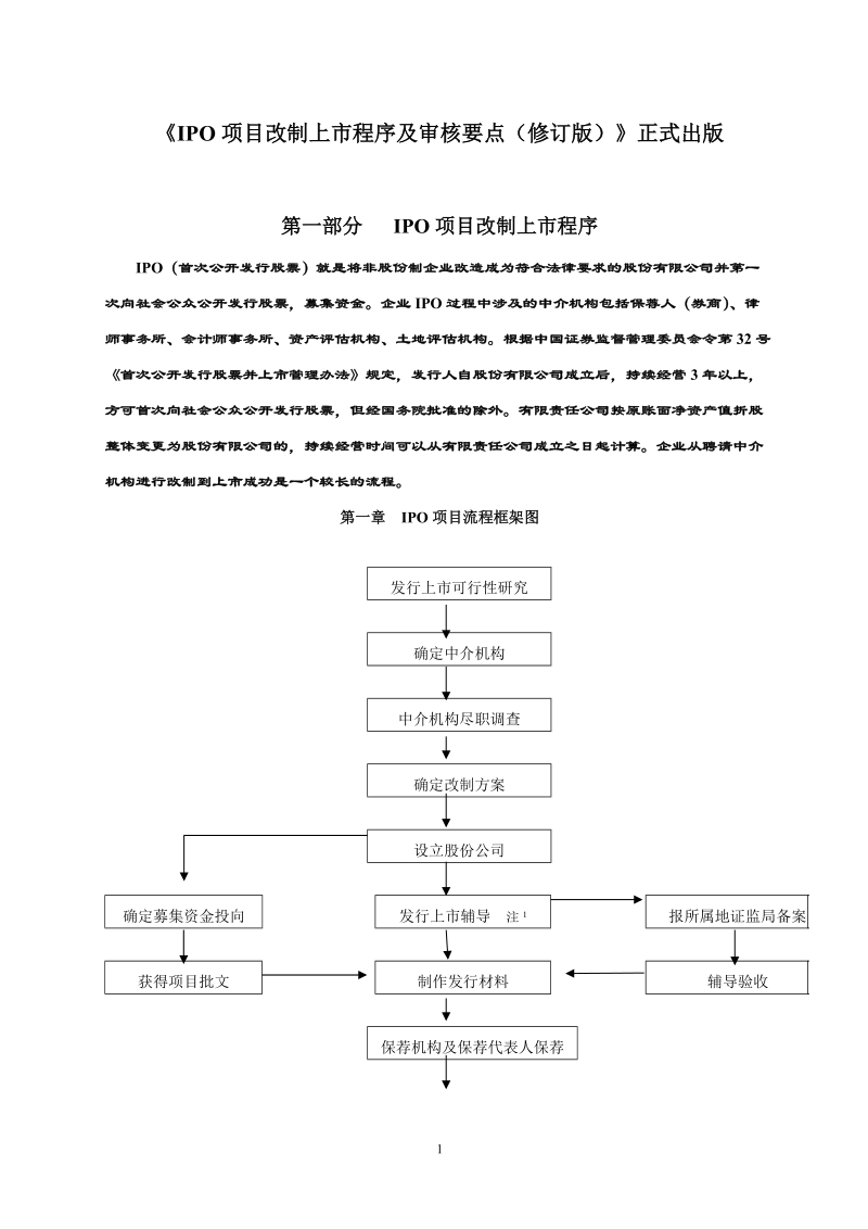 《ipo项目改制上市程序及审核要点.doc_第1页