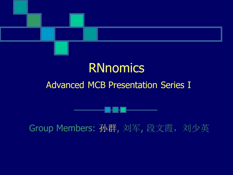 rnnomicsadvanced mcb presentation series i.ppt_第1页