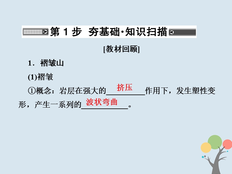 2018届高考地理总复习 第四章 地表形态的塑造 1-4-2 山地的形成课件 新人教版.ppt_第2页