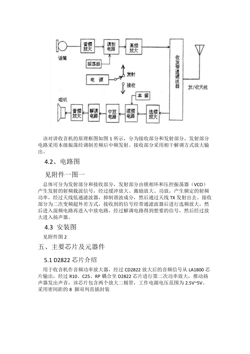 1008调频对讲收音机课程设计.docx_第3页