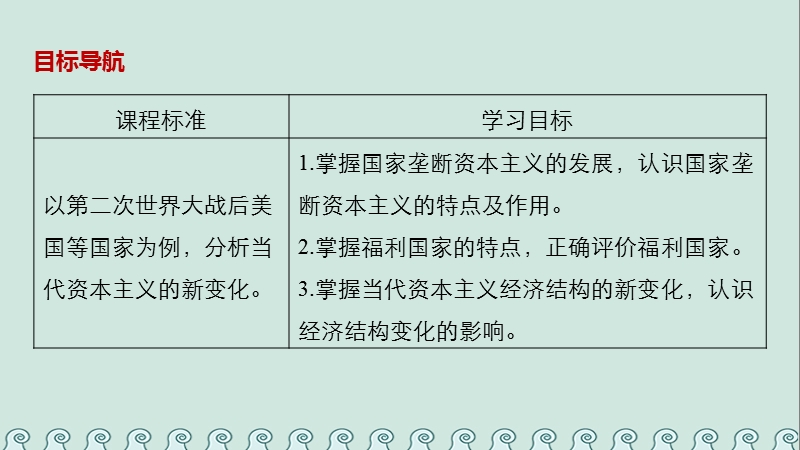 2017_2018学年高中历史第六单元资本主义运行机制的调节第19课当代资本主义的新变化课件北师大版必修.ppt_第2页