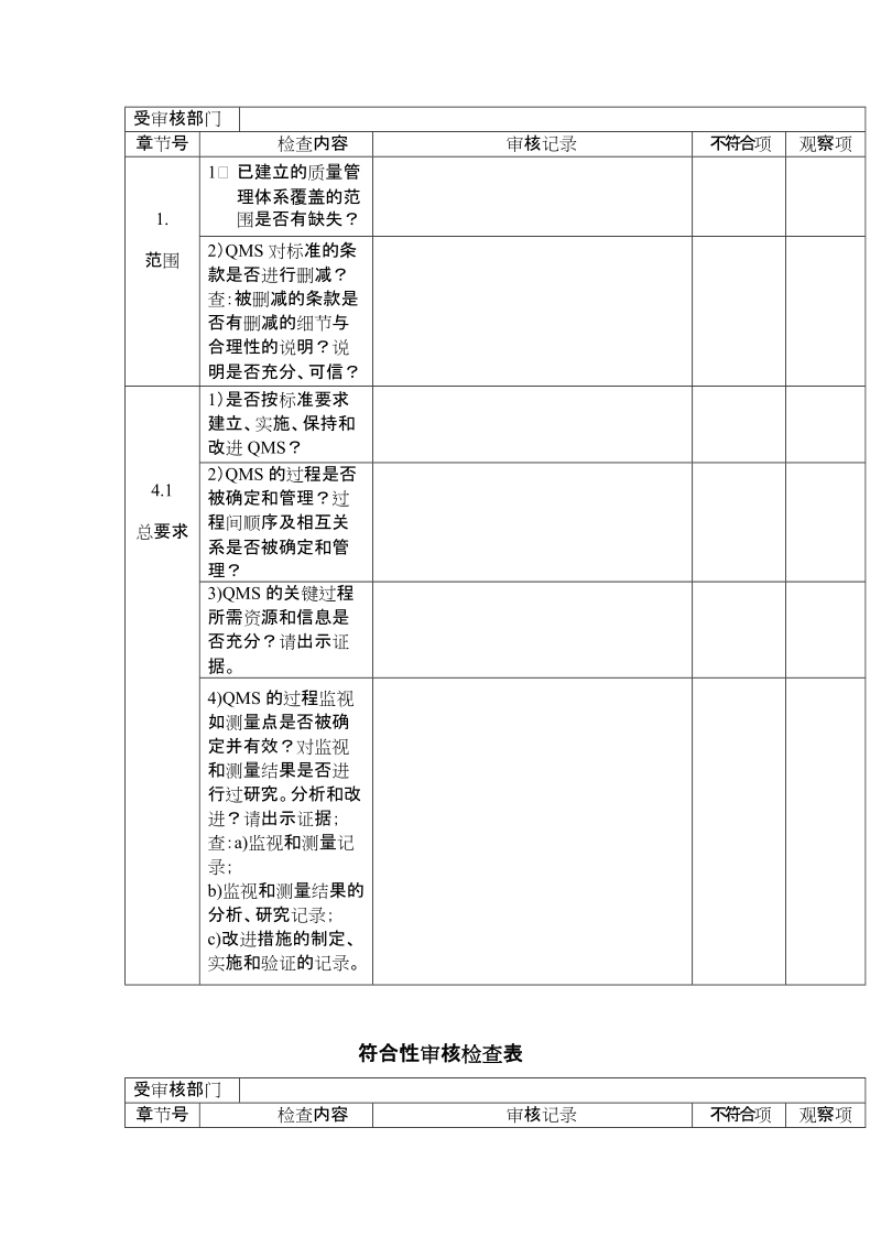 2000版ISO9001标准质量管理体系符合性审核.doc_第2页