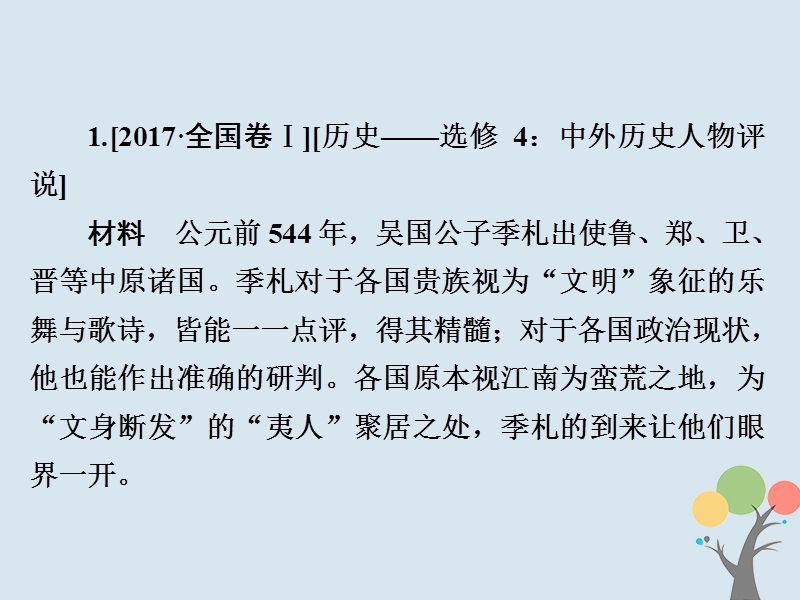 2019届高考历史一轮复习鸭部分中外历史人物评说板块四真题回顾&#8226;学以致用课件新人教版.ppt_第2页