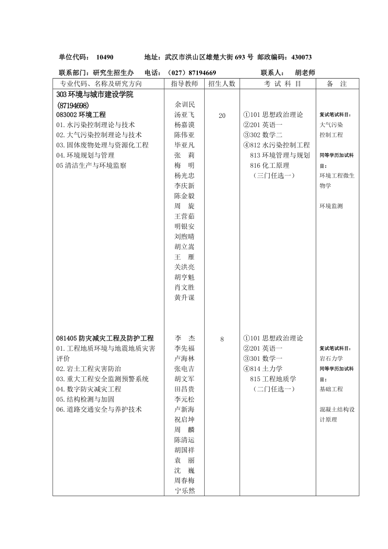 环境工程-武汉工程大学研究生处.doc_第1页