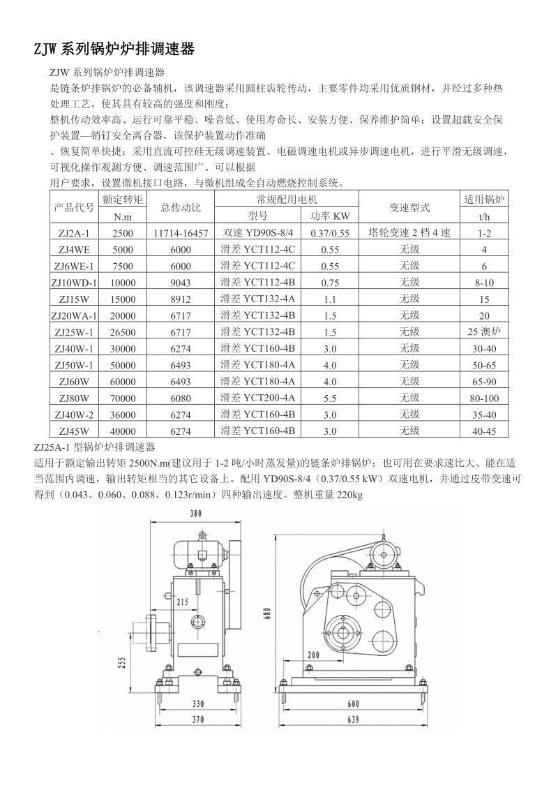 zjw系列锅炉炉排调速器.doc_第1页