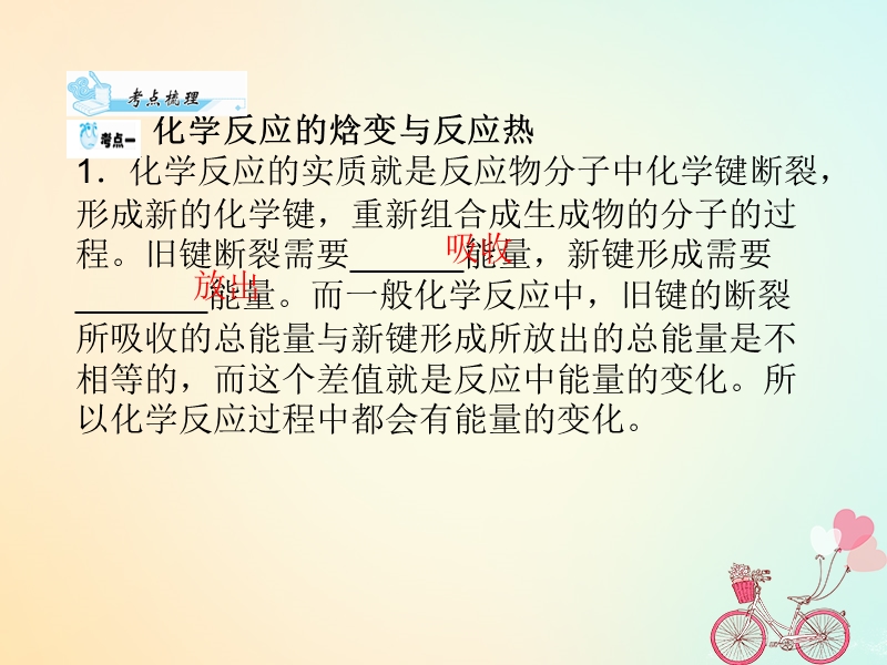 湖南省茶陵县高中化学 第十三章 反应热及其应用学考复习课件2 新人教版选修4.ppt_第2页