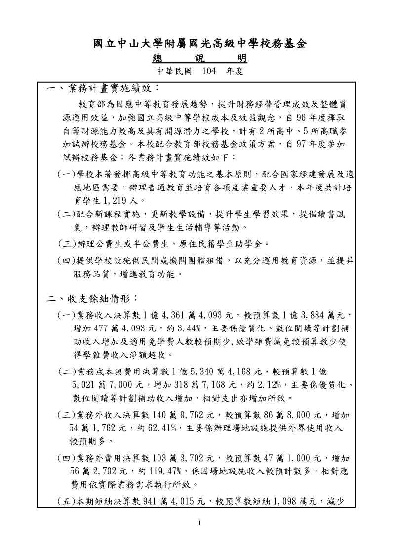 国立中山大学附属国光高级中学校务基金.doc_第1页