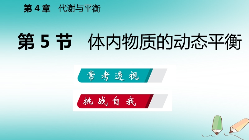 2018年秋九年级科学上册第4章代谢与平衡第5节体内物质的动态平衡练习课件新版浙教版.ppt_第2页