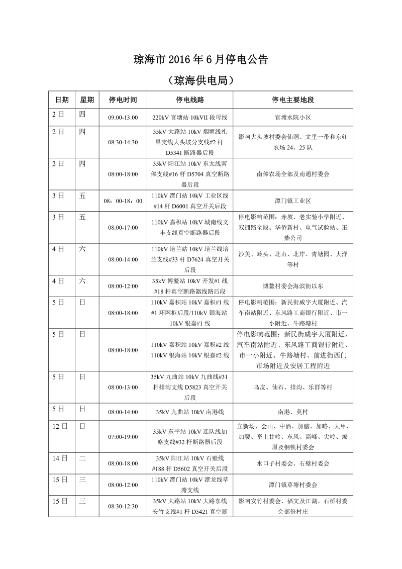 海口2014年10月停电公告.doc_第1页