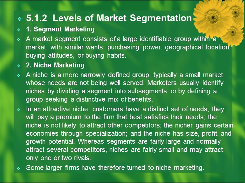 市场营销(双语教程)Chapter 5  Segmentation, Targeting and Positioning.ppt_第3页