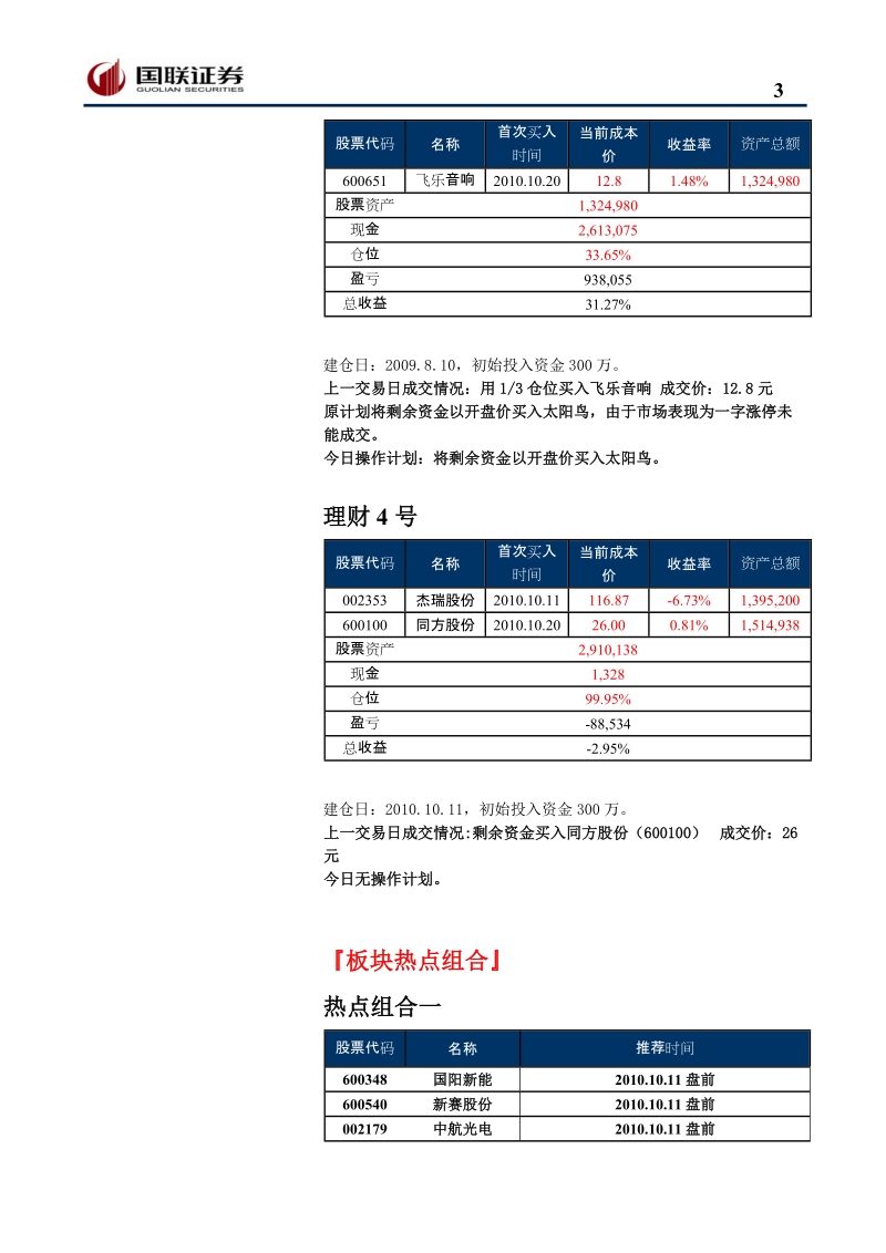 国联证 券-投资组合日报-101021.doc_第3页