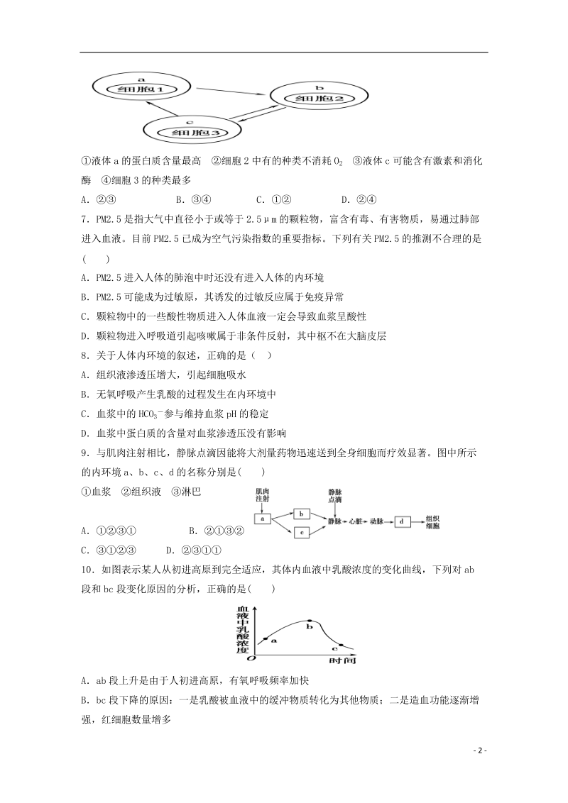 内蒙古赤峰二中2017_2018学年高二生物4月月考试题.doc_第2页