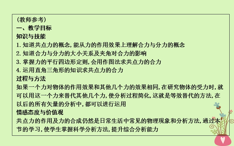 2017_2018版高中物理第3章相互作用第4节力的合成课件新人教版必修.ppt_第2页