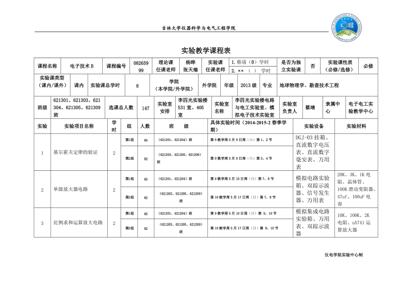 大学生课外实验项目申请表.doc_第1页