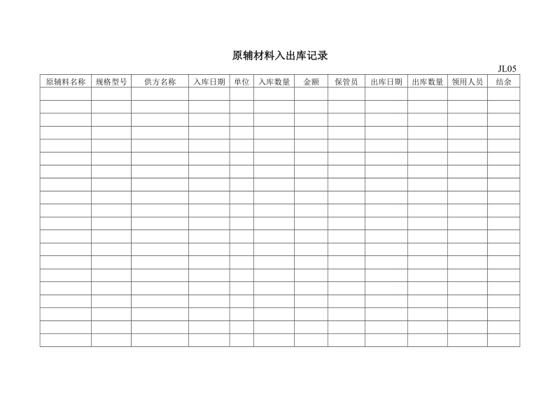 原辅材料入出库记录.doc_第1页