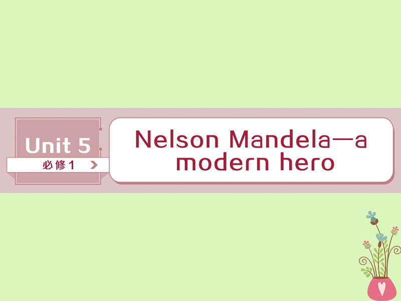 2019年高考英语一轮复习 unit 5 nelson mandela a modern hero课件 新人教版必修1.ppt_第1页