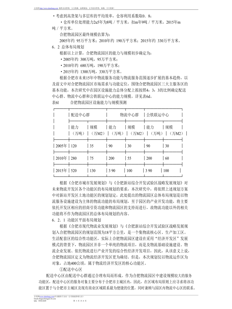 合肥现代物流园区-可行性研究报告6.doc_第3页