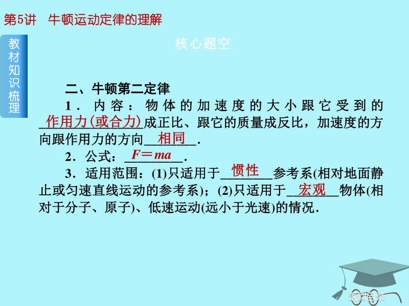 2019届高考物理一轮复习 第5讲 牛顿运动定律的理解课件.ppt_第3页