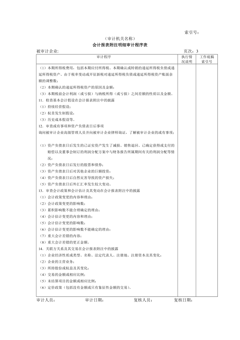 会计报表附注明细审计程序表@.doc_第3页